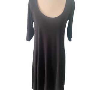 Eileen Fisher Black Tunic Silk dress